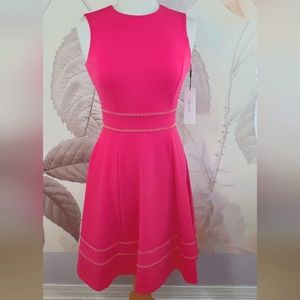 NWT Calvin Klein fit and flare dress size 2 a line party dress work dress career